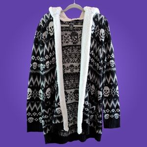 Hot Topic Sherpa Open Cardigan